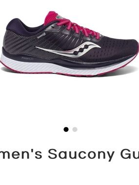Saucony Women's Running Shoe - Purple with Pink Accents